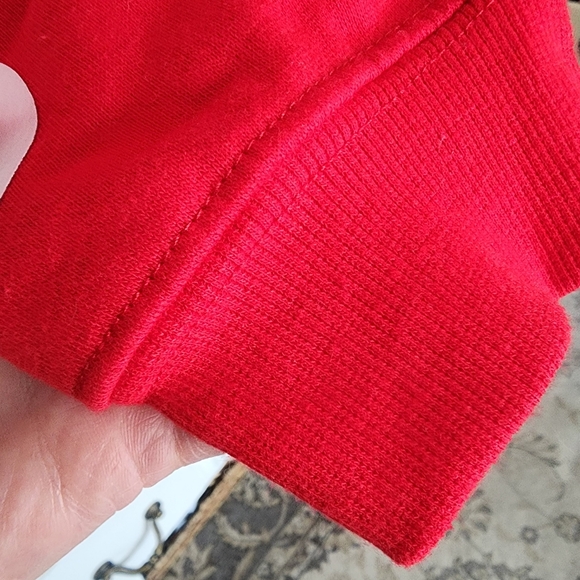 NWOT Disney Minnie Mouse Sweatshirt, Adult 1X, red, iridescent - Picture 4 of 9